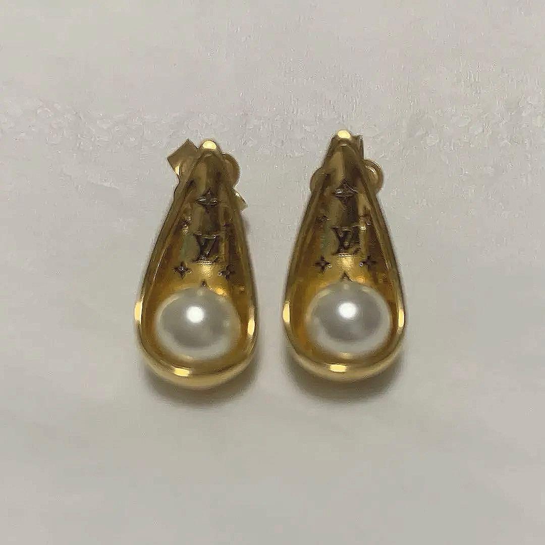 ルイヴィトンピアス 楽天市場】ルイヴィトン ピアス K18YG ピュス アンプラント ピアス