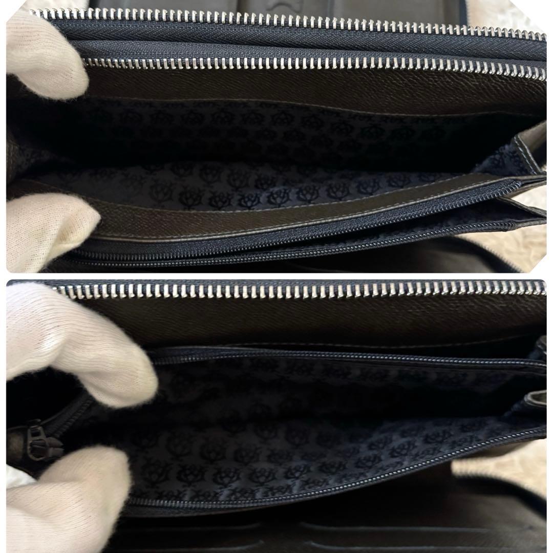 極美品✨ダンヒル オーガナイザー ボードン 長財布 レザー ダブル