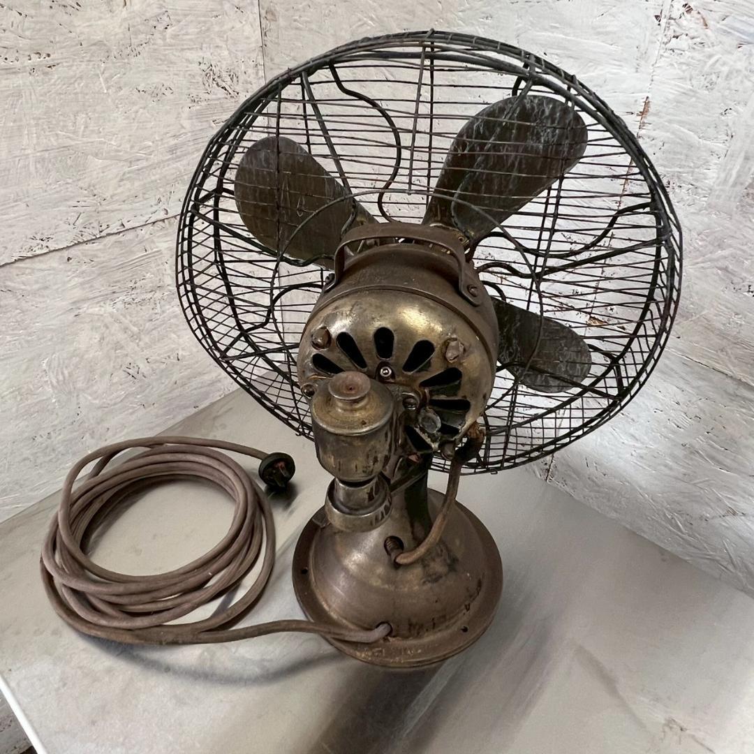 ヴィンテージ 《ジャンク》 芝浦 扇風機 昭和レトロ アンティーク N0815J