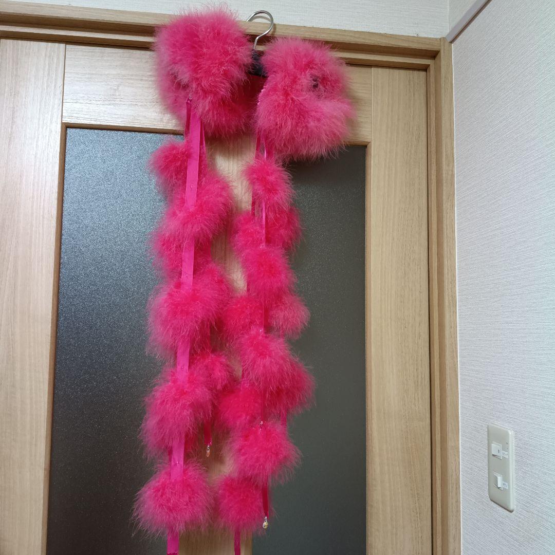 可愛いチェリーピンクの羽バングル&フロート ONLINE限定】べビモコチェリージャガードプルオーバー&ショートパンツ