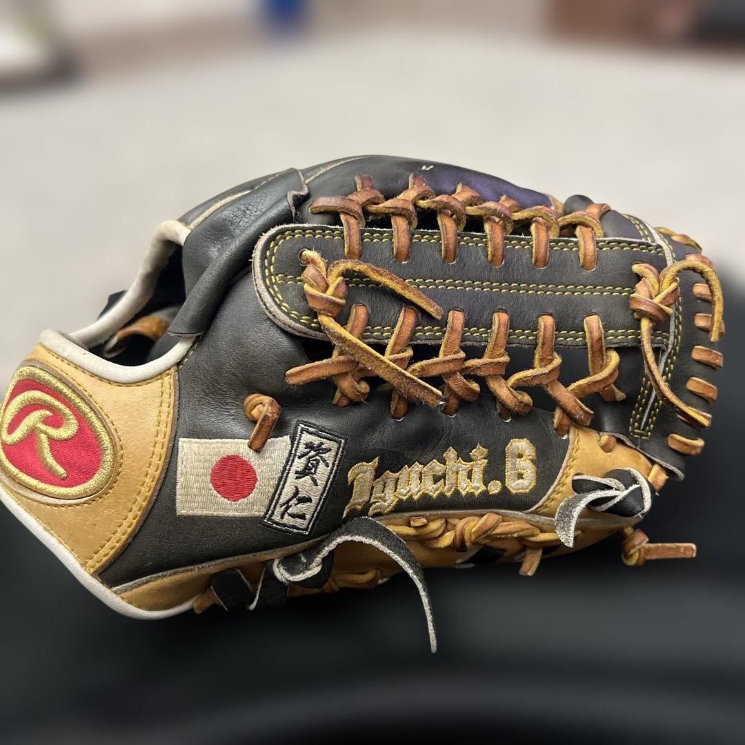 井口資仁さん　グローブ Yahoo!オークション - 井口資仁 実使用 バッティンググローブ 選手支給