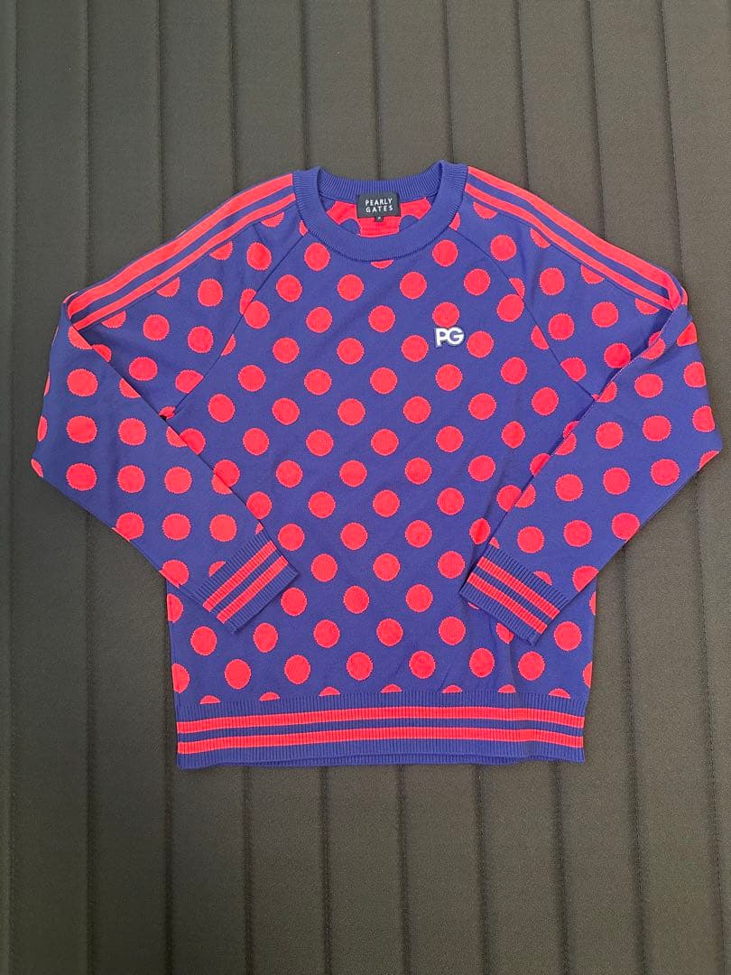 PEARLY GATES ドット柄セーター サイズ0 - メルカリ
