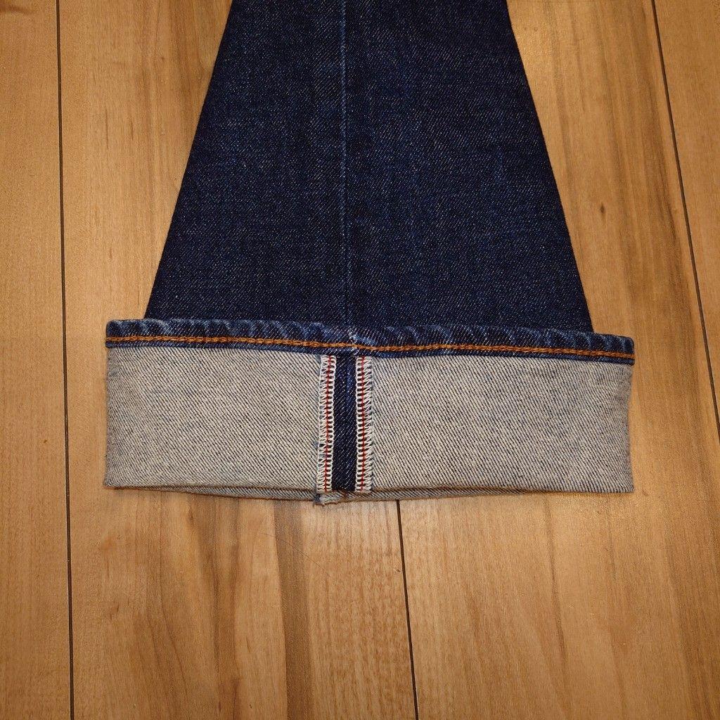 濃紺 MOUSSY MVS FLARE マウジー フレア デニム 24 赤耳 - メルカリ