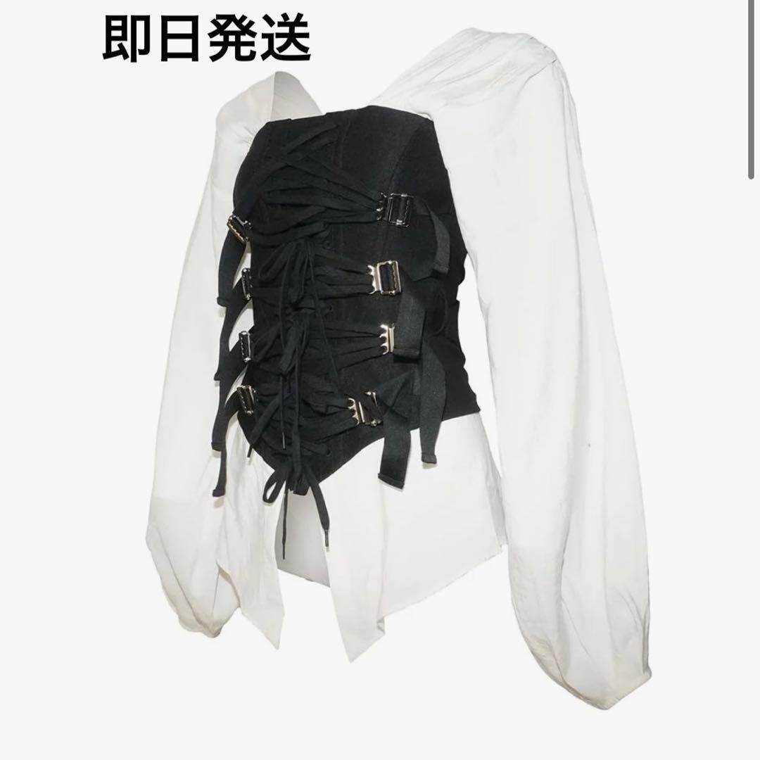 theredthread S burlesque corset blouse - メルカリ