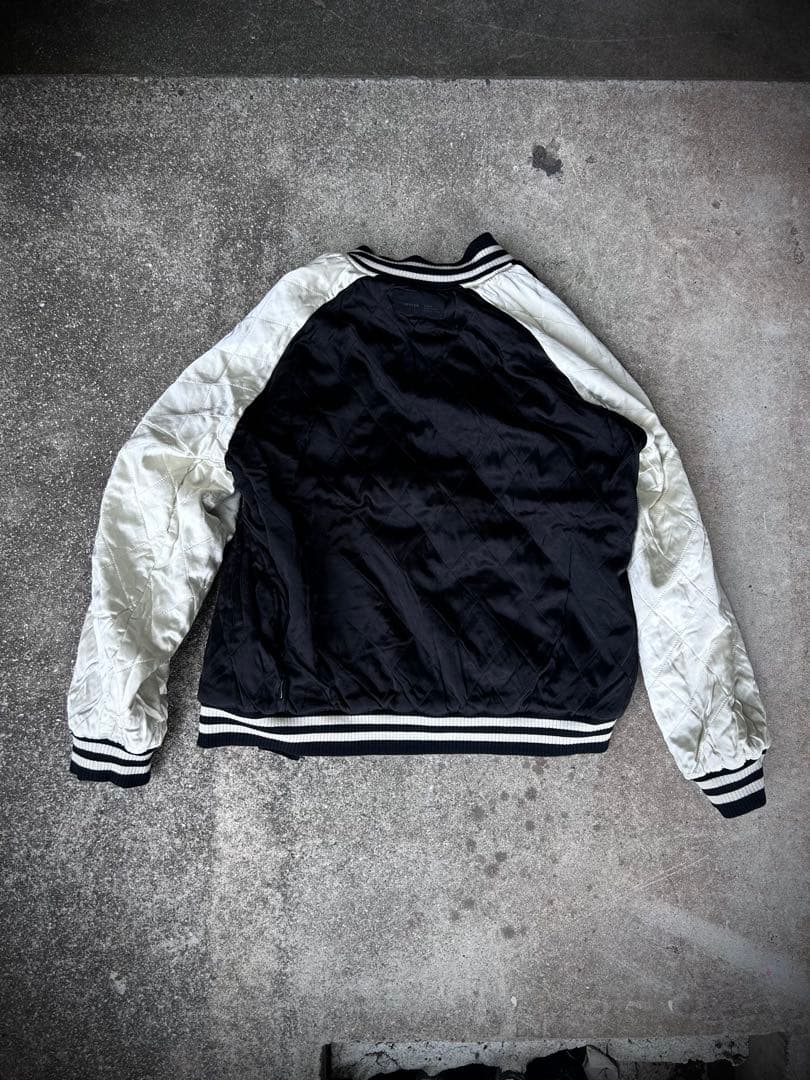期間限定！L別珍スカジャンスーベニアジャケット両面アダムパテック