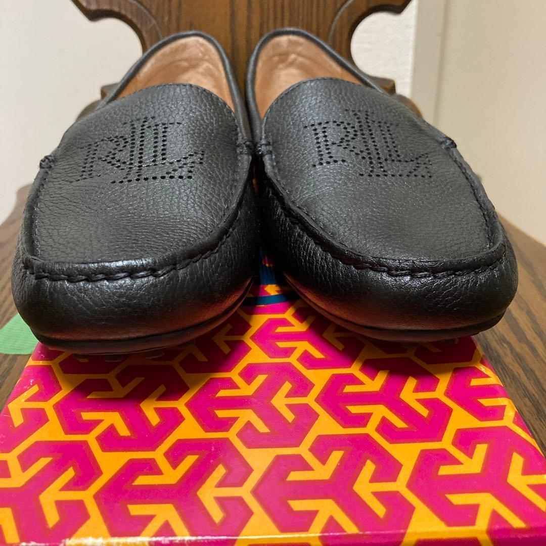 Ralph Laurenブラックレザー ドライビングシュー極美品