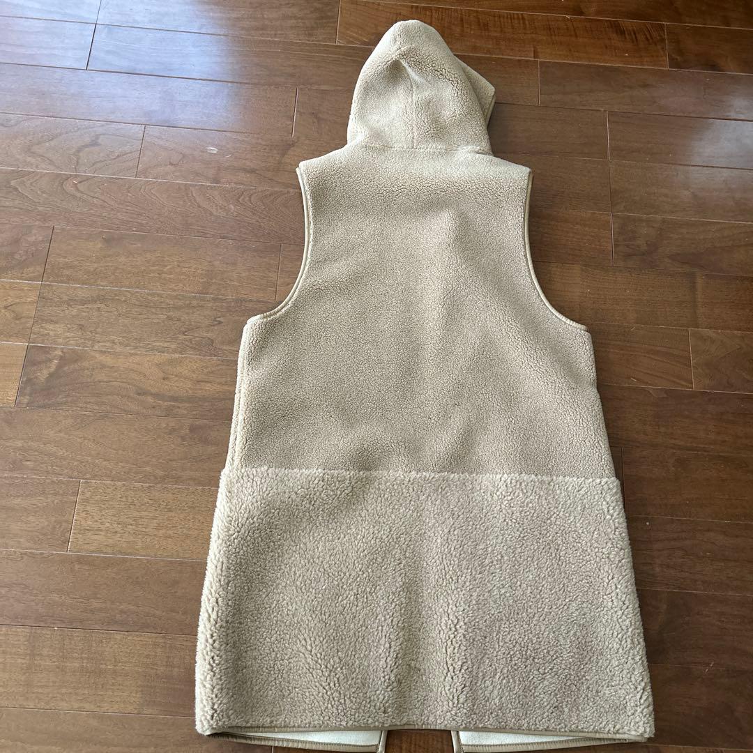 ウィムガゼット THE PAUSE ボアフードロングジレ 新品未使用品 - メルカリ