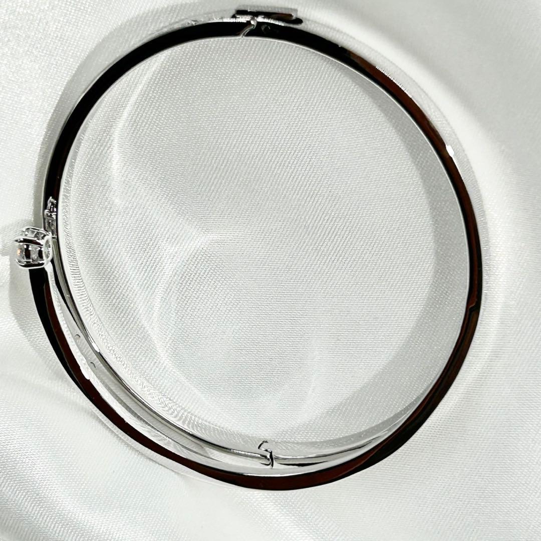 箱・カード付】 スワロフスキー バングル ブレスレット クリスタル