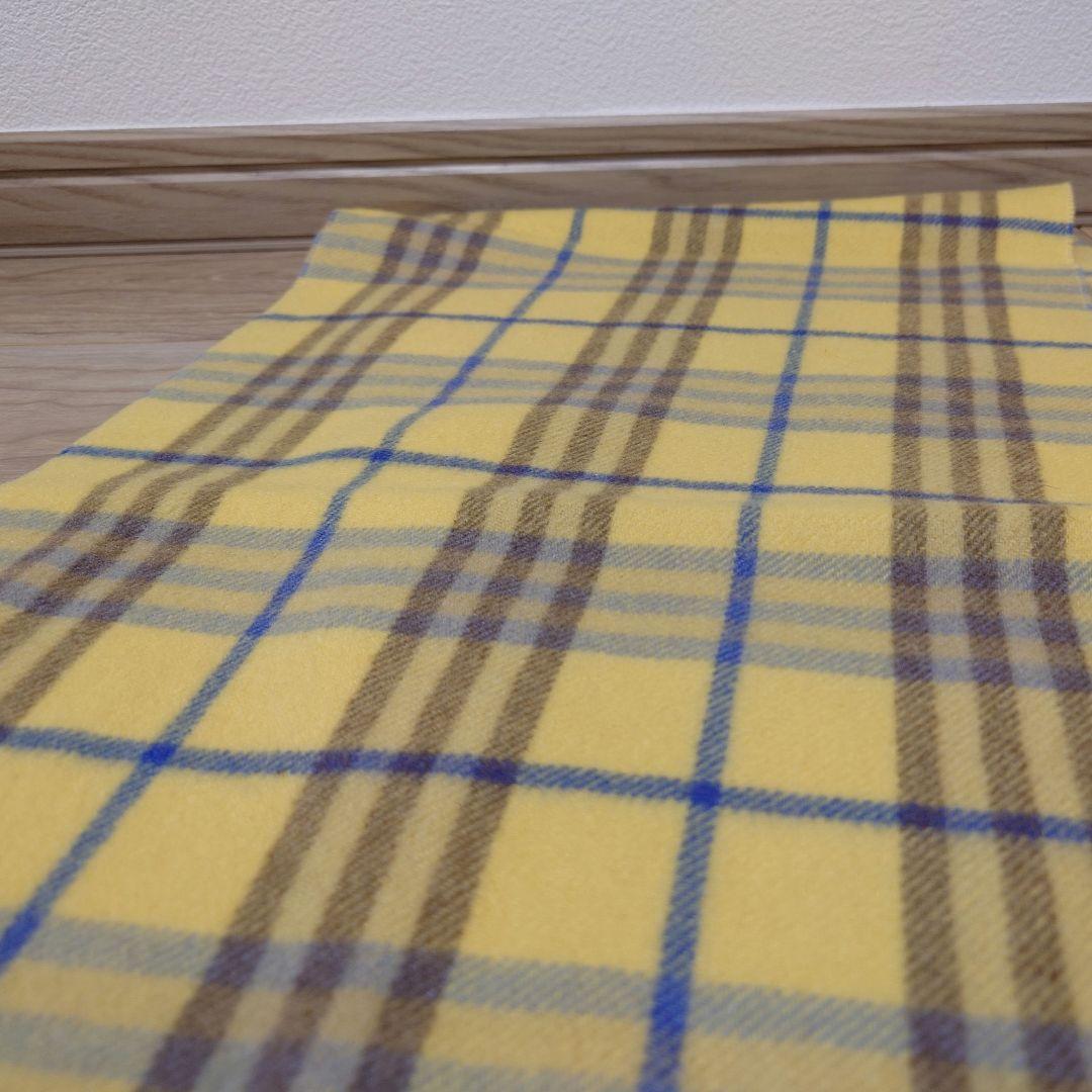 BURBERRY バーバリー マフラー カシミヤ カシミア 黄色 イエロー