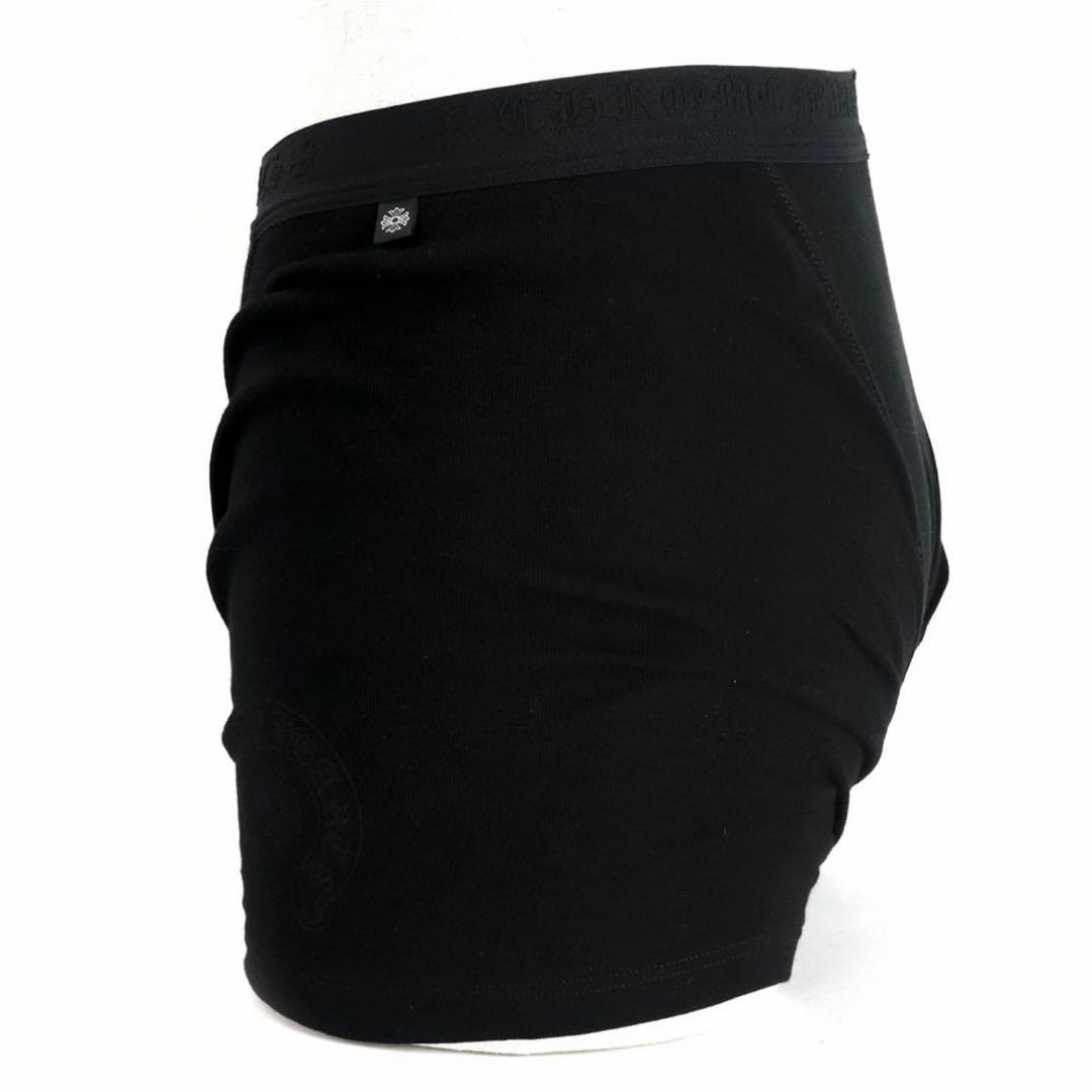 新品未使用】CHROME HEARTS ボクサーパンツ ブラック - メルカリ