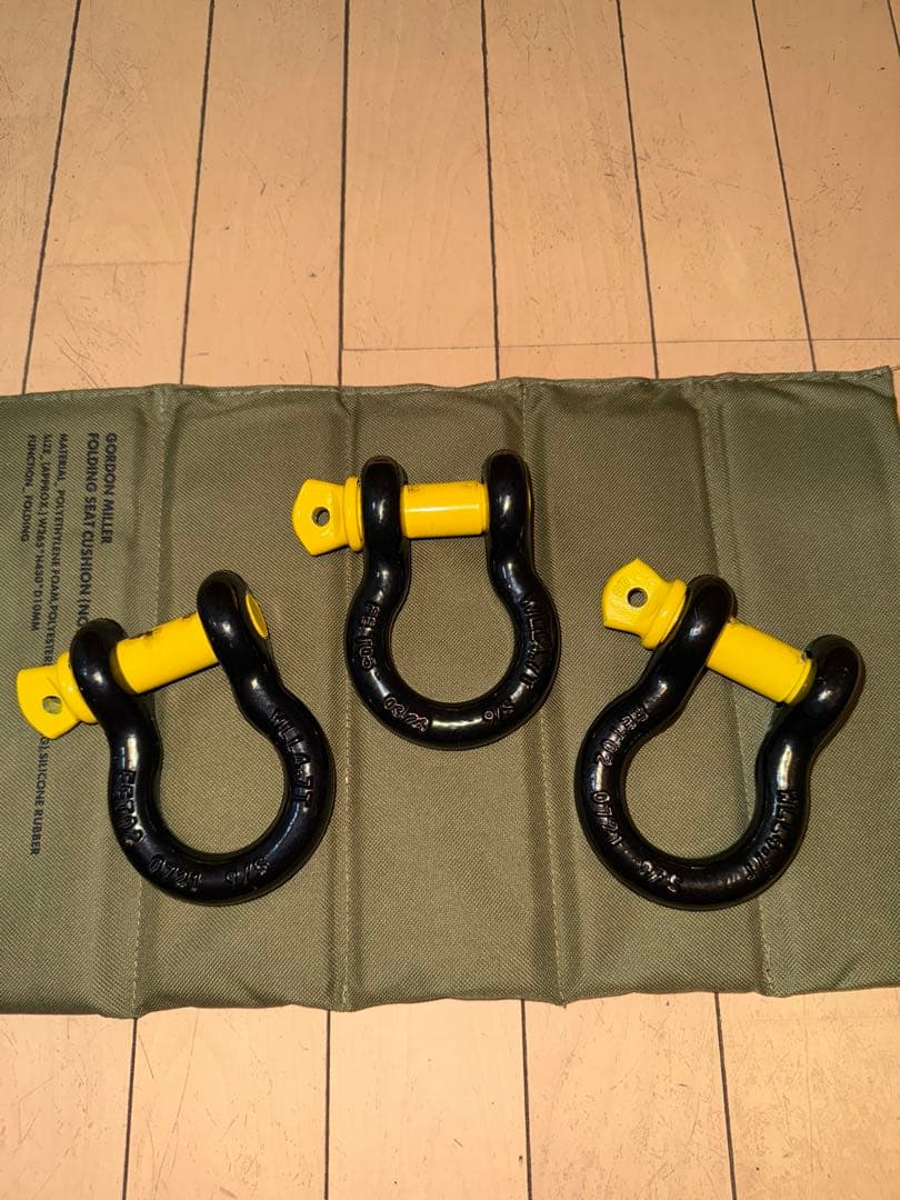 タイガーシャックル 使用荷重4.7トン 3/4 3つセット 楽天市場】タイガーシャックル ネジ込ツバ付 使用荷重4.7T : 道具屋