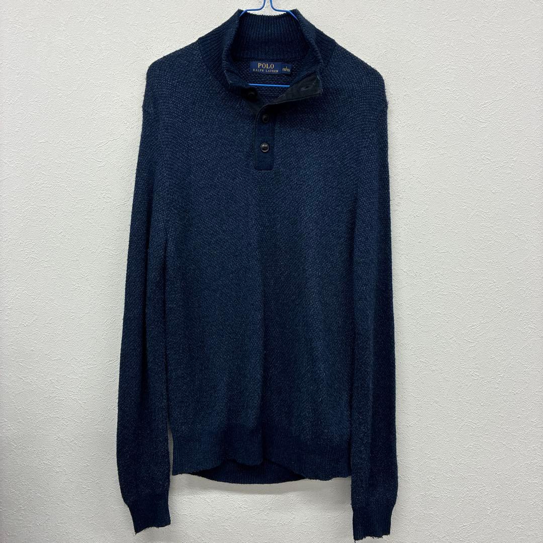 polo Ralph Lauren ニット ネイビー S ら32 - メルカリ