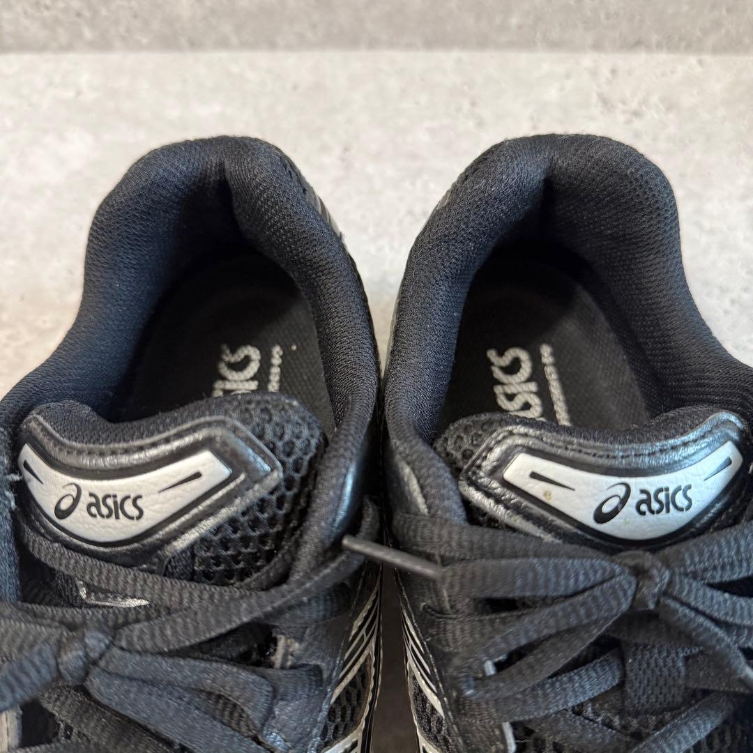 美品 アシックス GEL-KAYANO 14 ブラック×シルバー 27.5cm