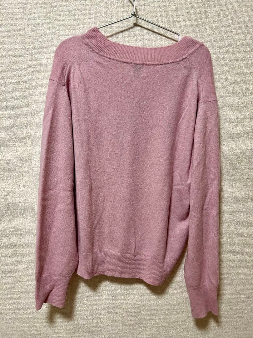 美品✨《Spick＆Span 》24AW カシミヤ混Vネックプルオーバー　ピンク