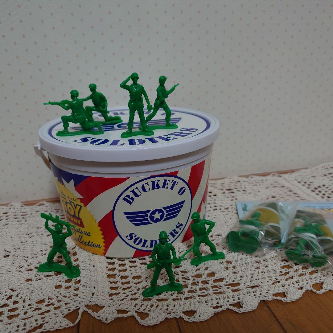 トイストーリー グリーンアーミーメン バケットオブソルジャーズ