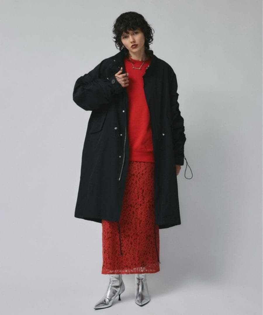 led.tokyo レッド トウキョウ　ミリタリーロングコート モッズコート led.tokyo（レッドトウキョウ）の「【led.tokyo】スタンドカラー