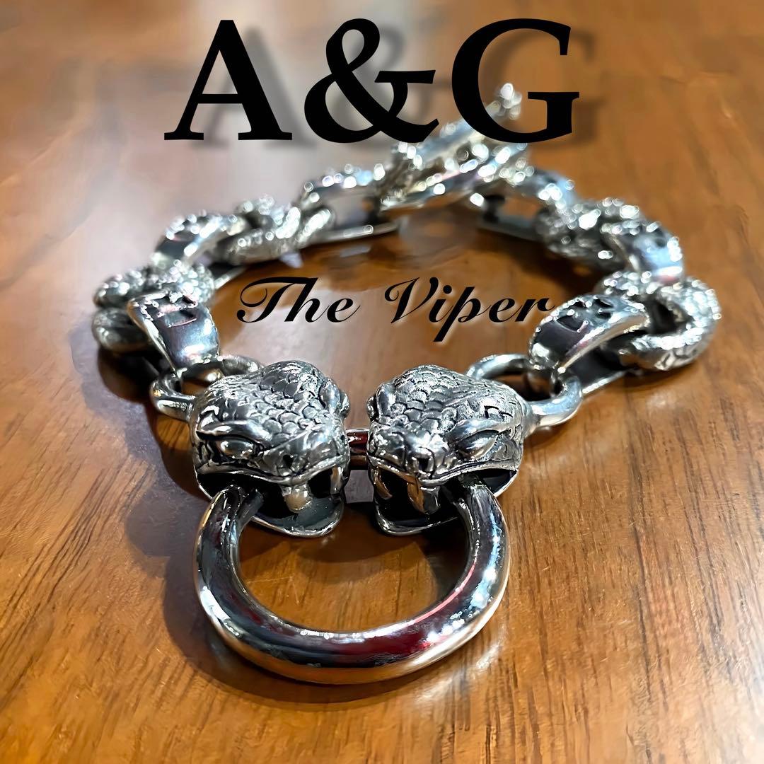 A&Gシルバーブレスレット バイパー 未使用 - メルカリ