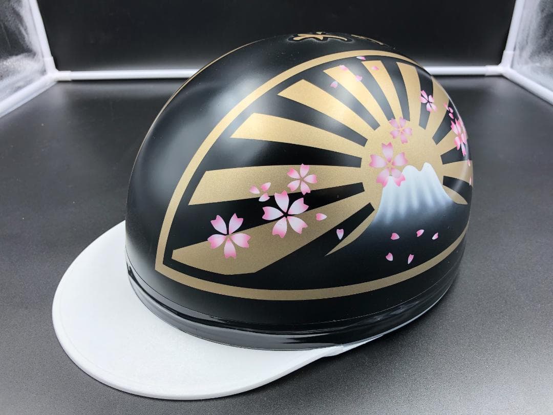 コルク半　カスタム　富士日章　三つボタン　黒金　桜　艶消し　高級クリヤ m55725645232_1.jpg?1737442510