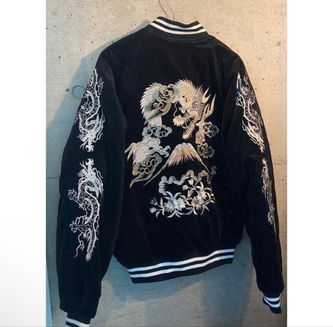 BTS SUGA ユンギ 着用 ベロア スカジャン 新品タグ付き Free - メルカリ