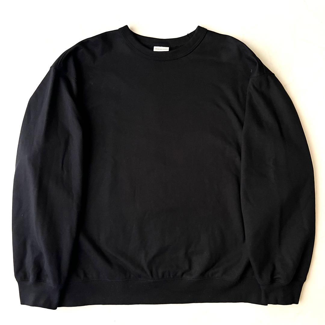 ドリスヴァンノッテン HAX クルーネックスウェット 黒 M オーバーサイズ DRIES VAN NOTEN（ドリス ヴァン ノッテン） トレーナー HAX ハックス