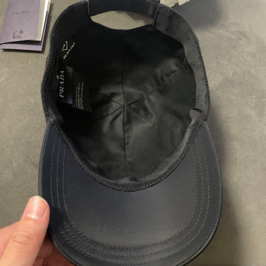 ヘレンメリル様専用 PRADA 黒 ナイロンキャップ 認証カード付き