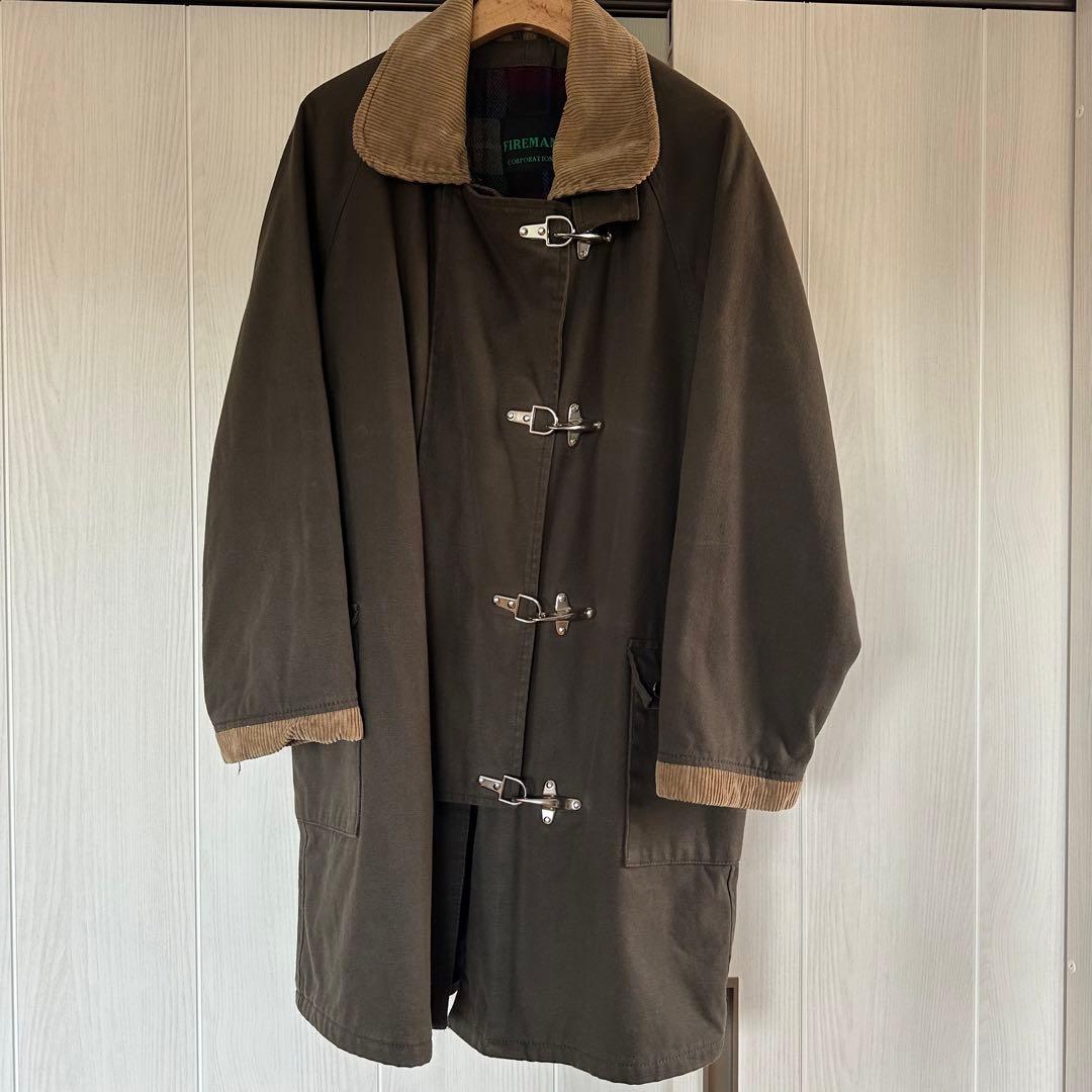 【値下げ】ファイヤーマンジャケット　ユーロヴィンテージ 70s'ドイツ ファイヤーマンジャケット ユーロヴィンテージ - メルカリ