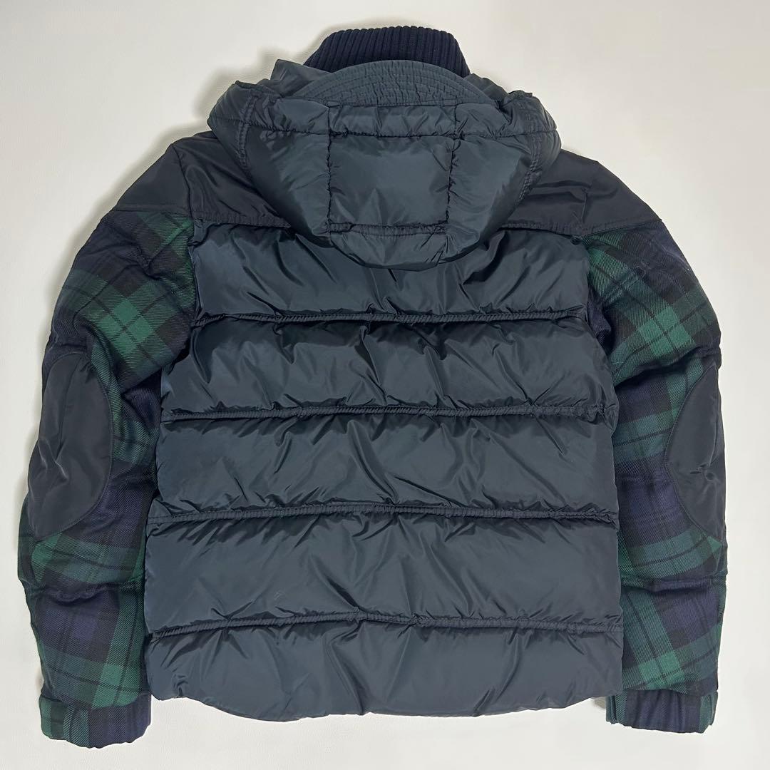 最安値 MONCLER【極美品】チェック柄 ダウジャケット S 定価25万