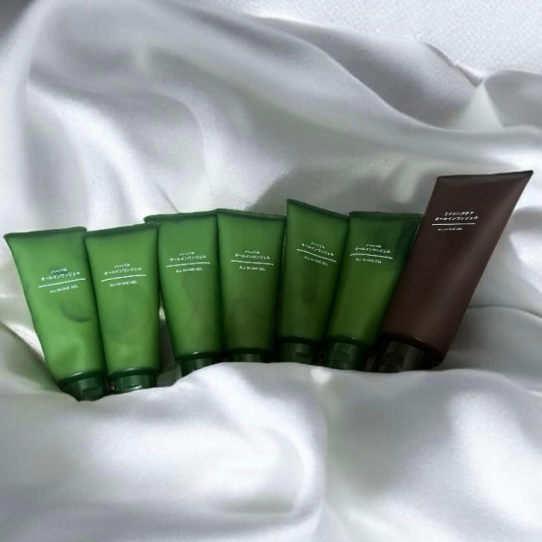 無印良品／ハーバルオールインワンジェル6本とエイジングケアオールインワンジェル1 ハーバルオールインワンジェル｜無印良品の口コミ - 無印良品最強