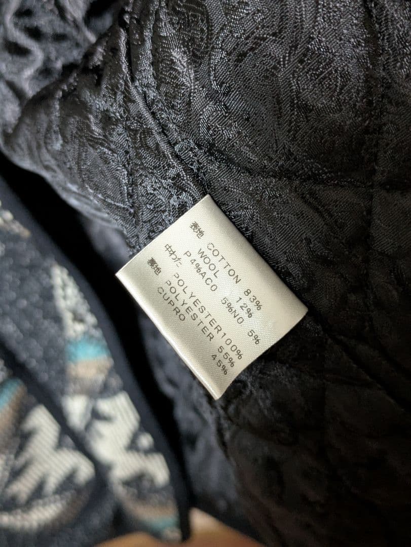 極美品 キャリー ネイティブ柄 ビーチクロスジャケット L