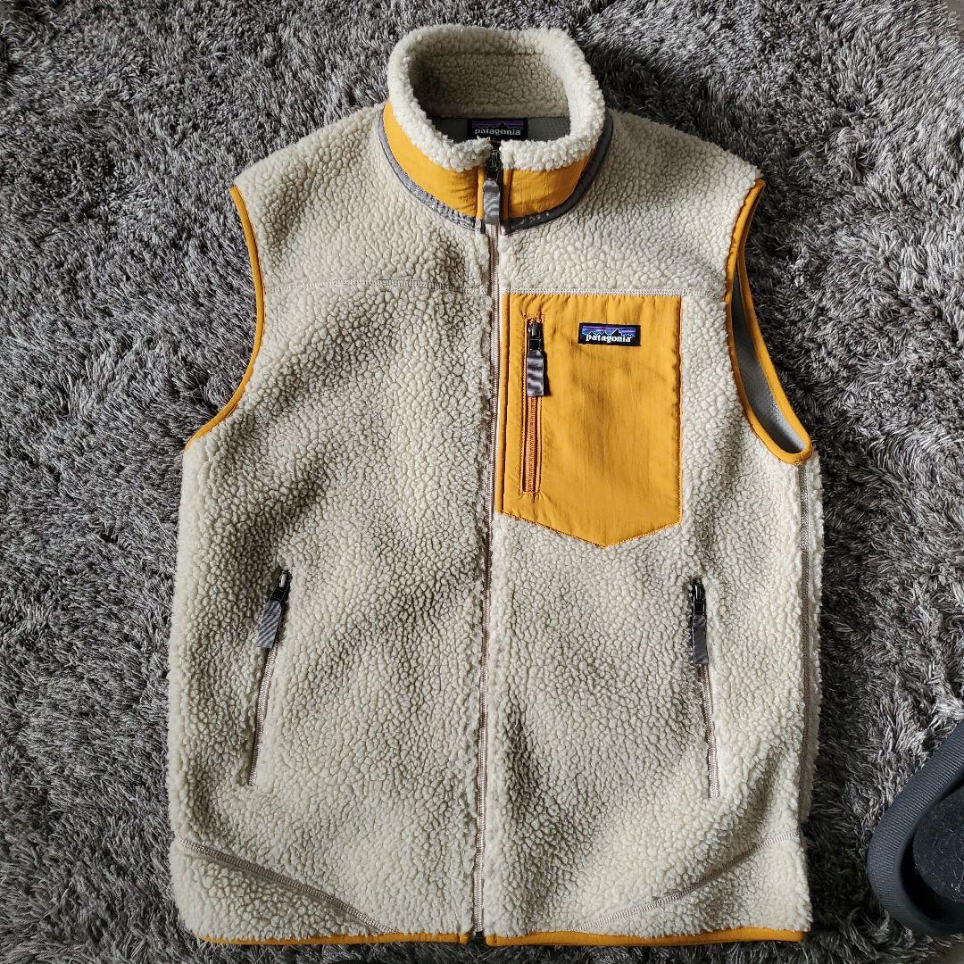 パタゴニア クラシックレトロ X ベスト M イエロー 美品 - メルカリ