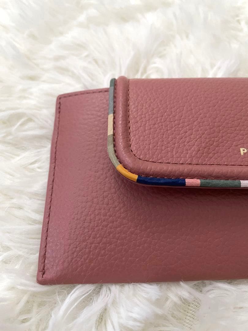 新品未使用】PSポールスミススワールトリムレザー長財布BWP014
