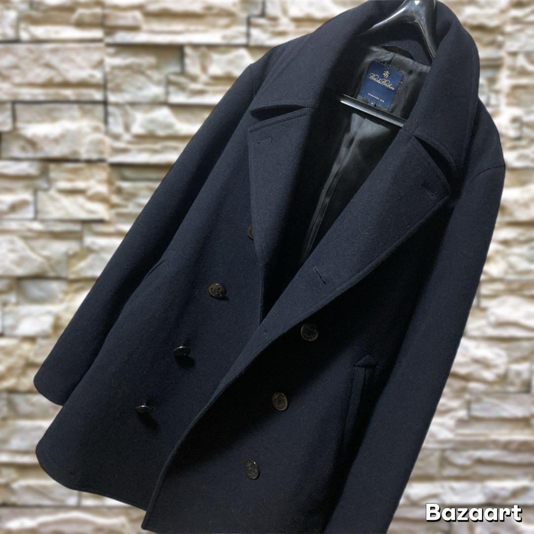 超美品 ブルックスブラザーズ Pコート ウール ビジネスコート BROOKS BROTHERS（ブルックスブラザーズ） pコート ピーコート ウール