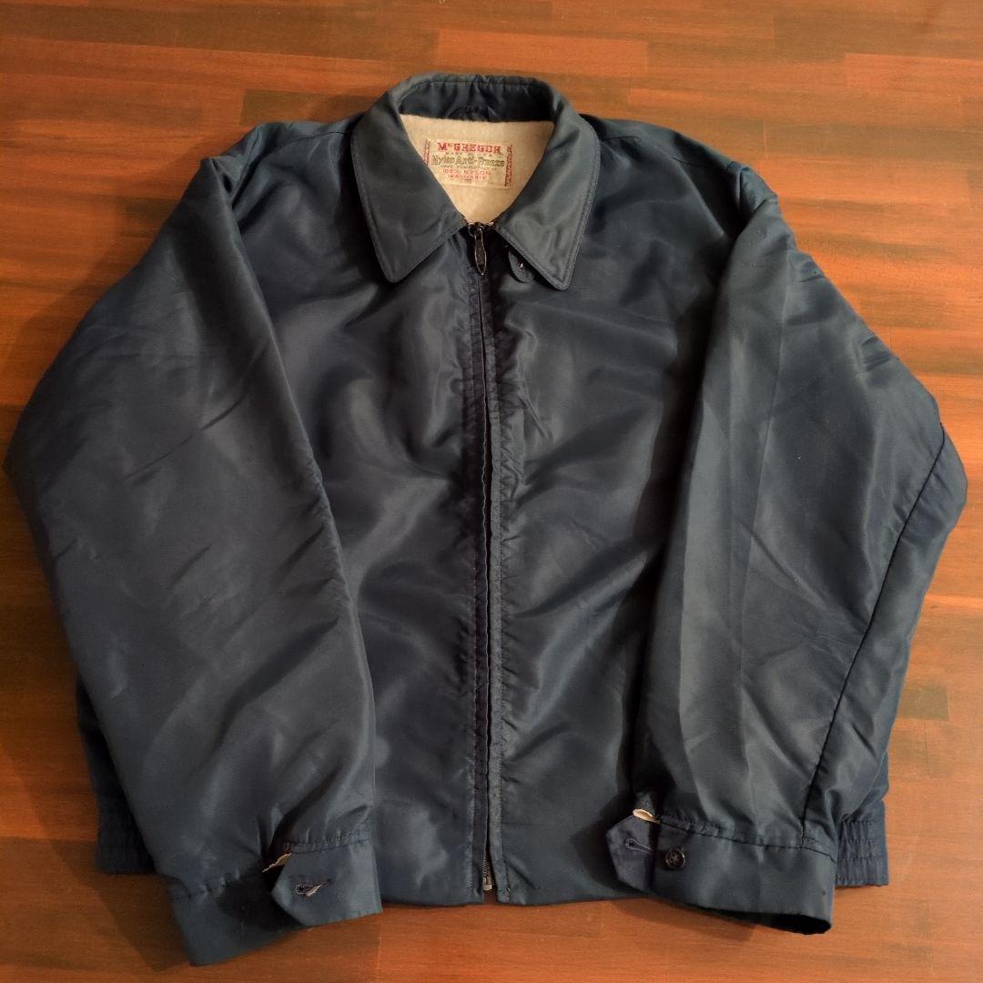 60s マクレガー McGregor Nyron Anti Freeze 60s 60年代 マクレガー アメリカ製 紺 ネイビー|ヴインテージ古着屋