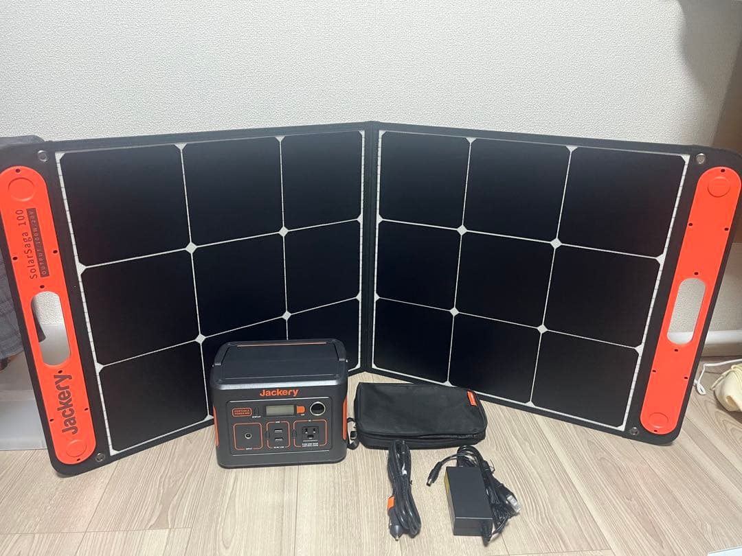 破格！Jackery ポータブル電源400 & ソーラーパネル100 Jackery Solar Generator 400ポータブル電源ソーラーパネル セット