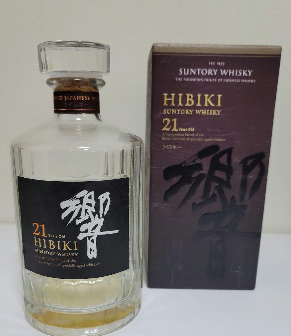 響 21年 空瓶 HIBIKI 21年 ウイスキー 700ml 箱入り - メルカリ