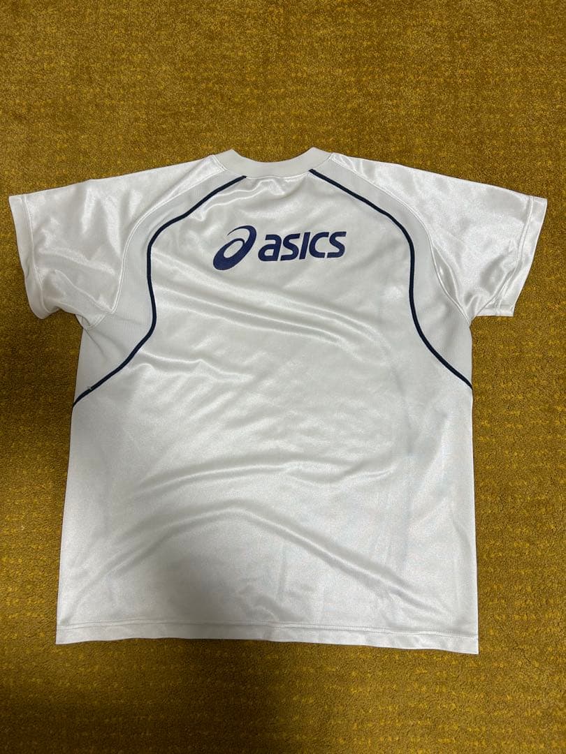 東山高校 バレー部 ゲームパンツ アシックス 白×紺×赤 春高 全国 インカレ