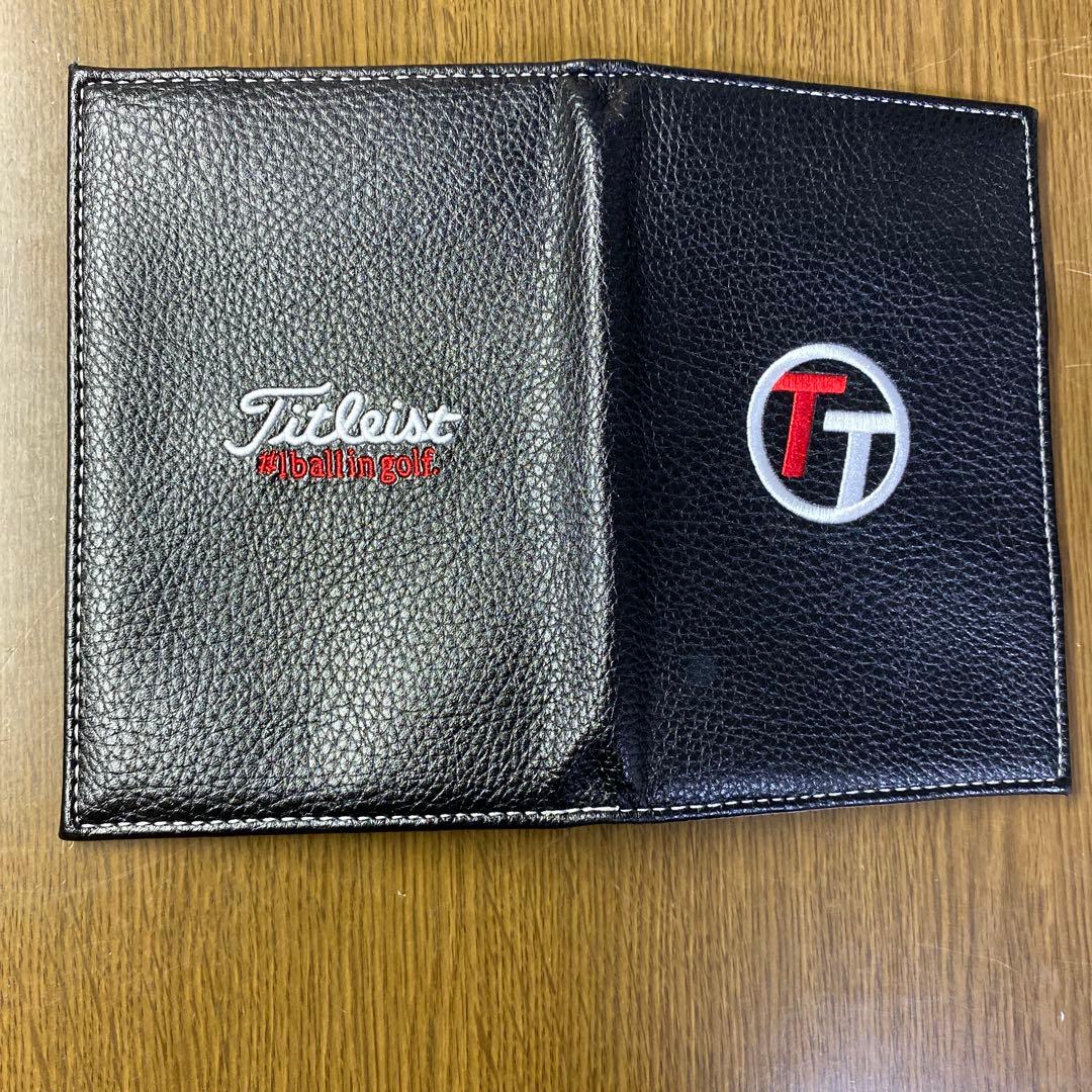 Titleist】タイトリスト スコアカードホルダー ヤーデージブックカバー