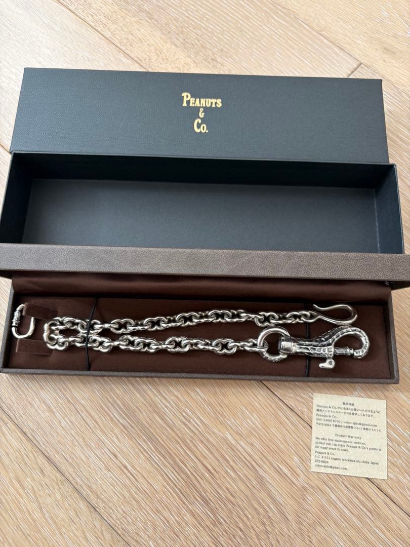 PEANUTS&CO. ウォレットチェーン シルバー925 PEANUTS＆CO ウォレットチェーン シルバー925 3 PEANUTS WALLET CHAIN