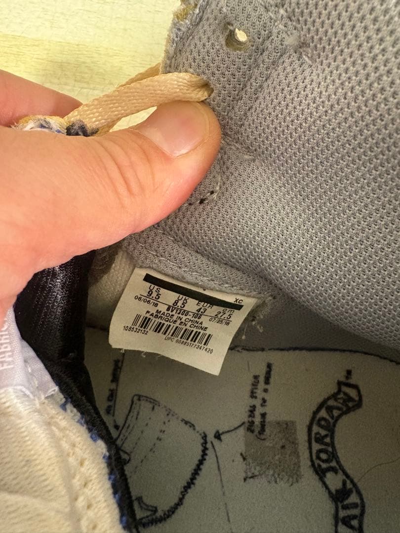 UNION Nike Jordan 1 つま黒 27.5cm 正規品