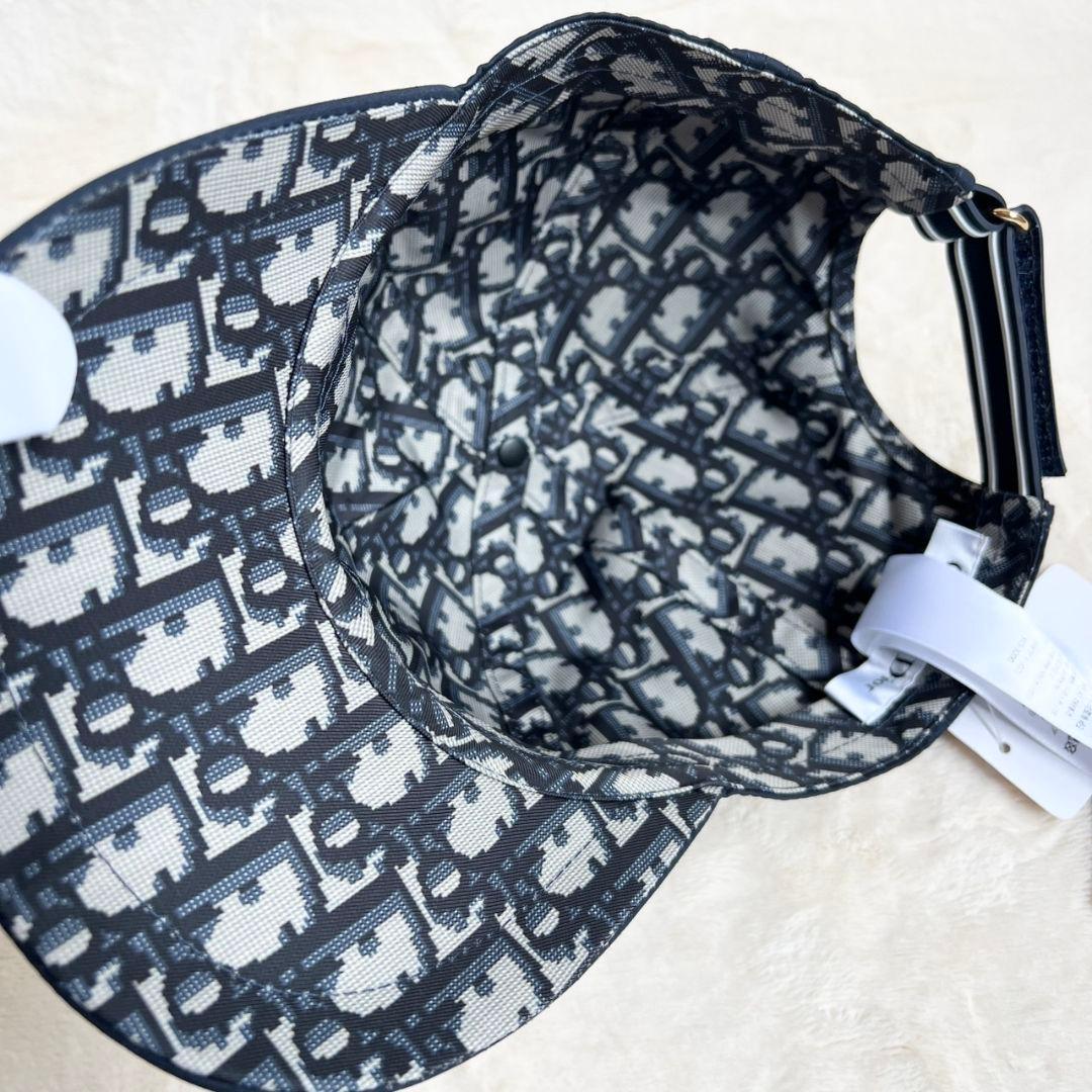 美品 ディオール キャップ 無地 ネイビー トロッター 57 - メルカリ