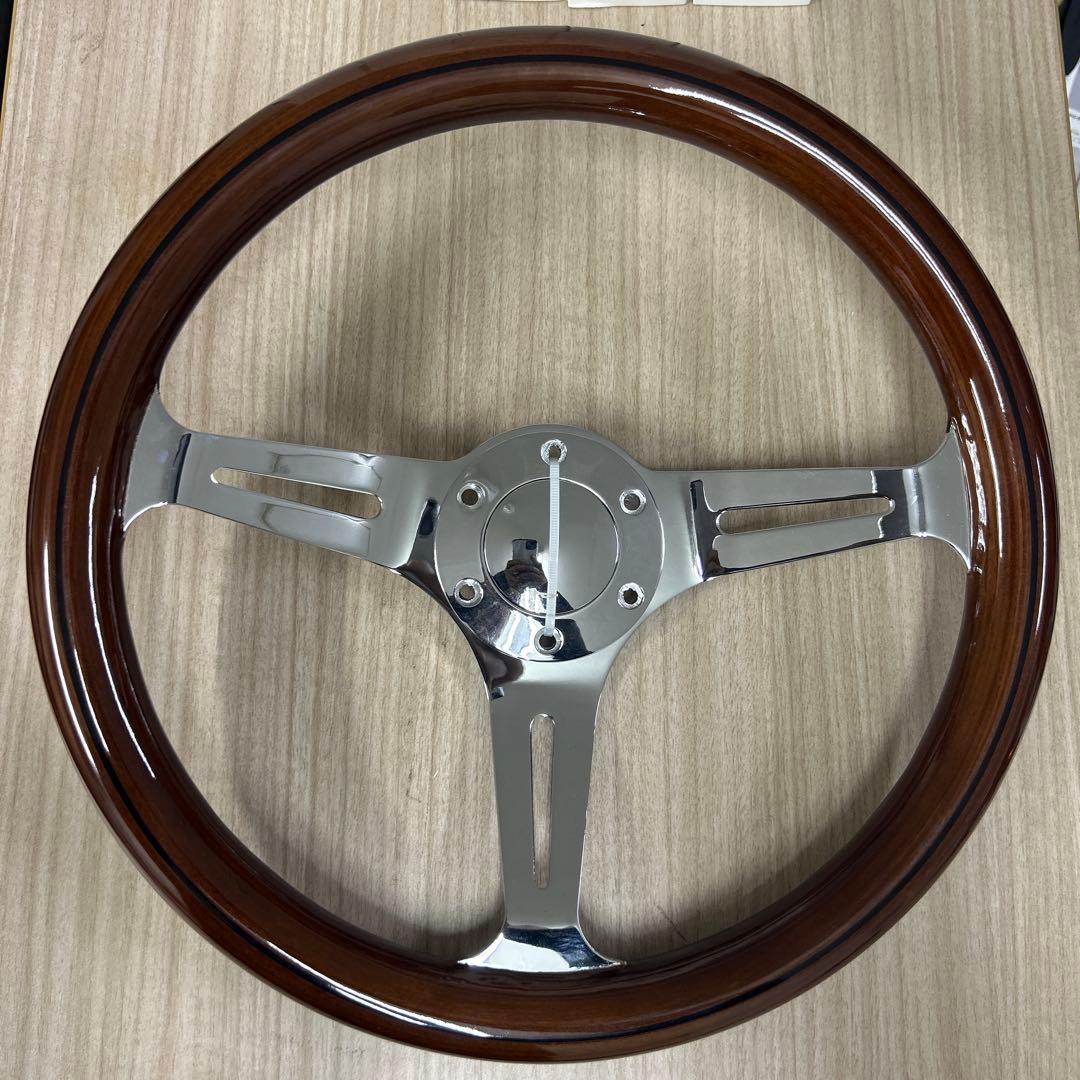 35パイ スポークウッドステアリング 本体 - メルカリ