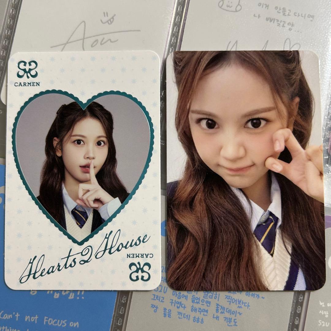 hearts2hearts ペンミ トレカ カルメン - メルカリ