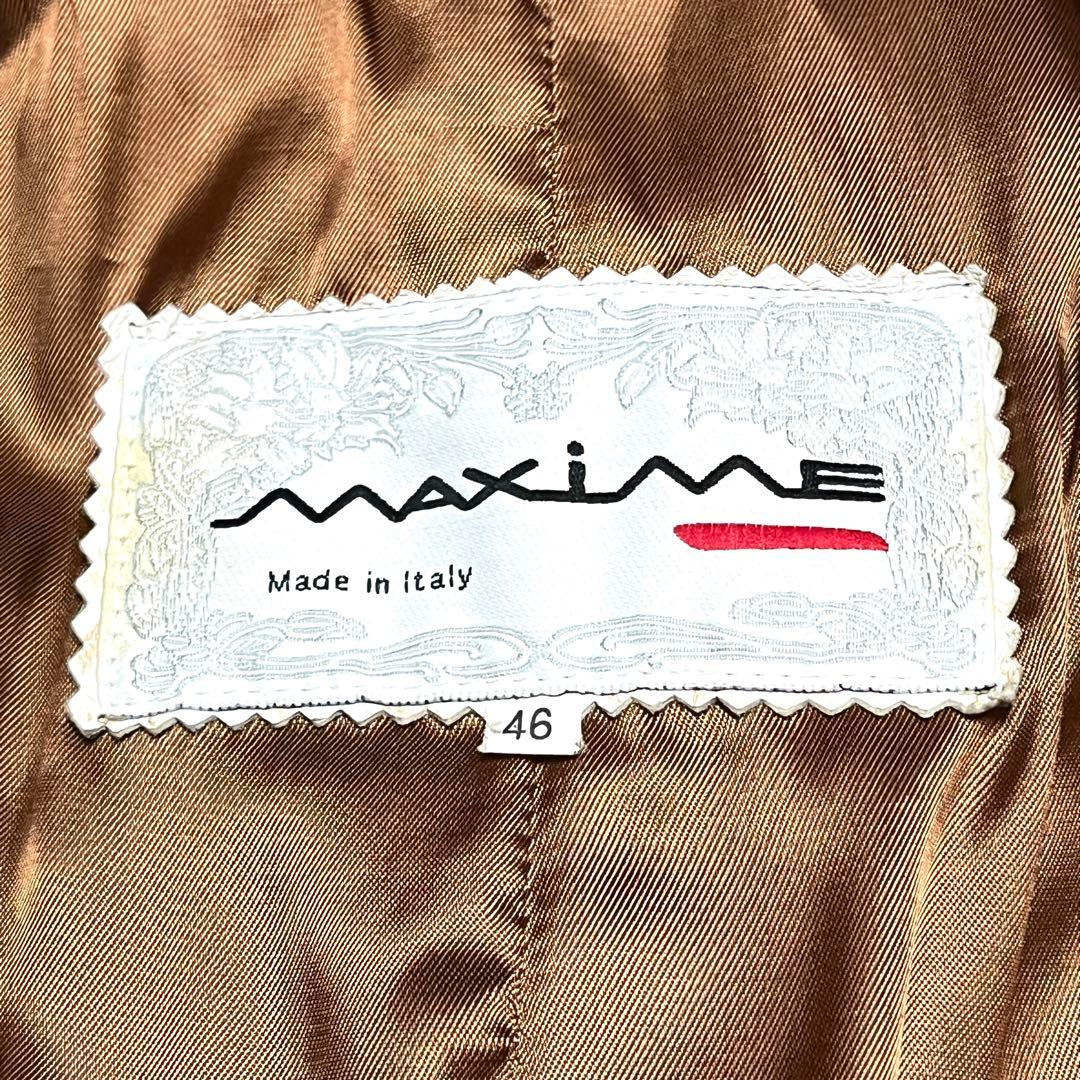 ☆激レア☆イタリア製☆ヴィンテージ☆MAXIME☆レザーコート☆花柄型