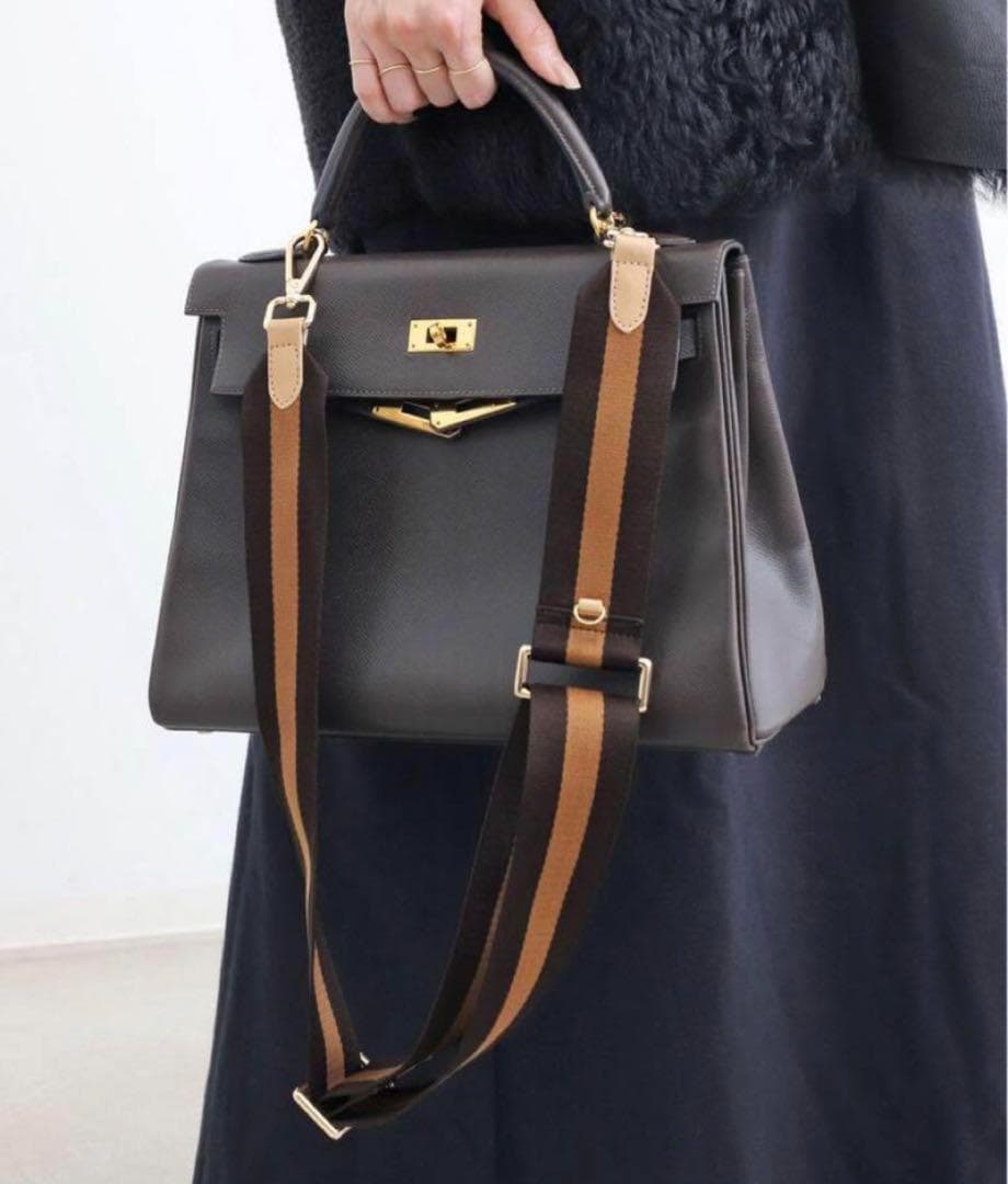 商談中☆グッドグリーフ Border Belt(5cm)☆ブラウン☆アパルトモン