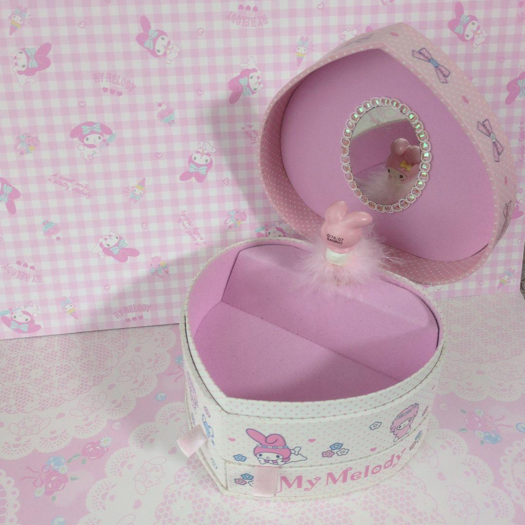 マイメロディピアノハートジュエリーBOX - メルカリ