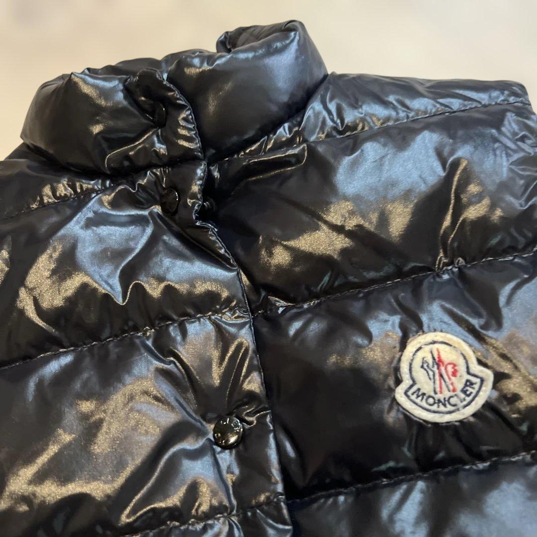 超美品！モンクレール GUI ダウンベスト ブラック スナップボタン