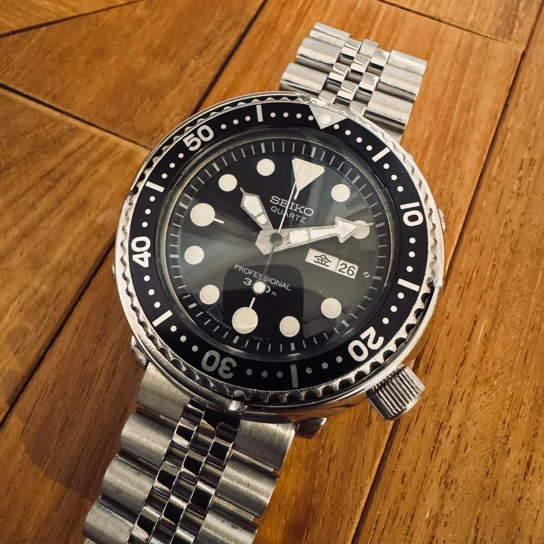 SEIKO 7549-7010 セイコー ダイバー 初代ツナ缶 OH済み 美品 - メルカリ