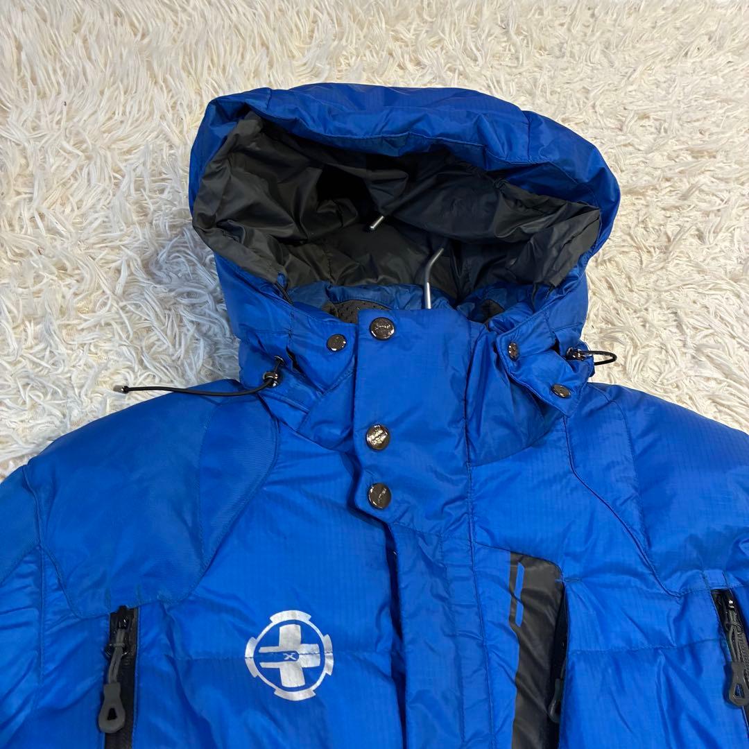 RLX RALPH LAUREN ハイブリゲージ ダウンジャケット ブルー L - メルカリ