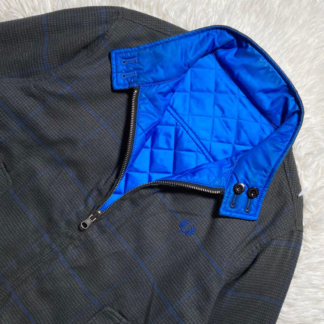 極美品 フレッドペリー リバーシブル ハリントンジャケット