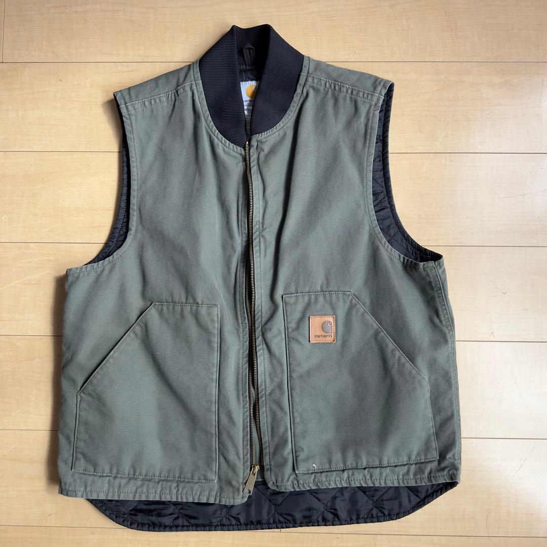Carhartt カーハート ダックベスト カーキ オリーブグリーン メキシコ